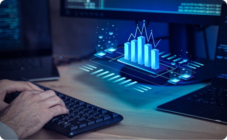 SEO practice growth bar charts